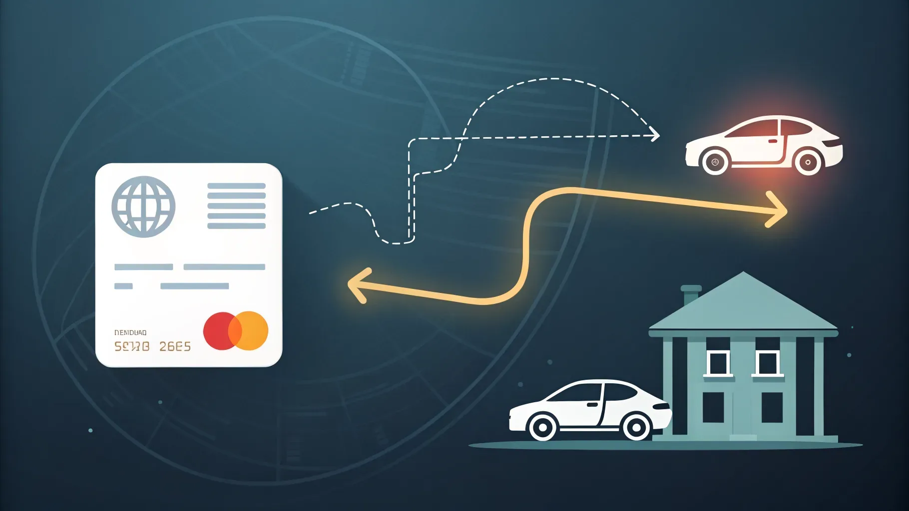 usar carta contemplada para carro: diagrama ilustrado mostrando o fluxo do crédito da carta contemplada até o vendedor do veículo